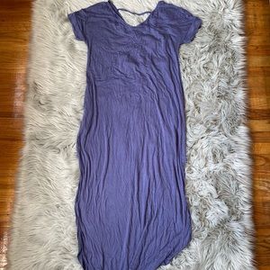 2/$20 Scoop Neck Periwinkle Maxi Dress